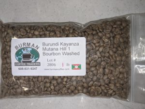 burundi kayanza mutana hill 1 bourbon washed coffee beans