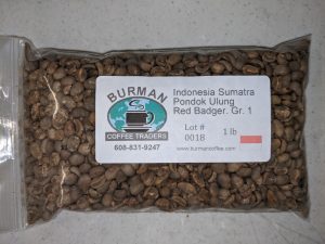indonesia sumatra pondok ulung red badger gr 1 coffee beans