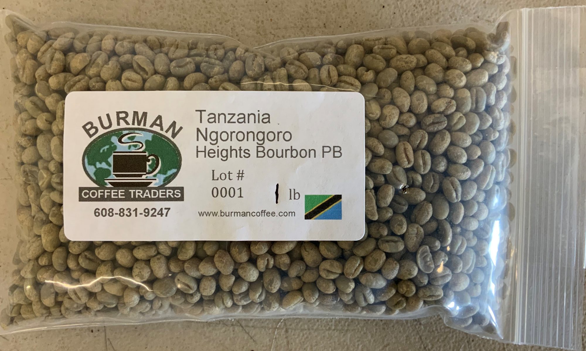 tanzania ngorongoro heights bourbon pb coffee bean
