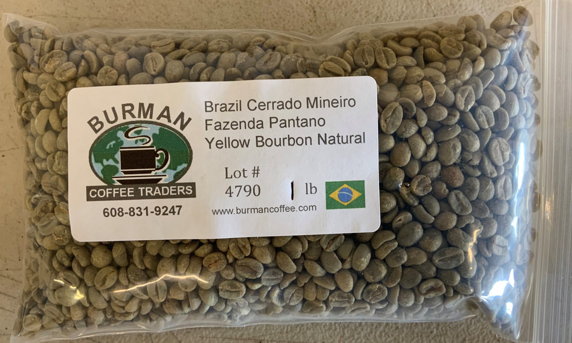 brazil cerrado mineiro fazenda pantano yellow bourbon natural coffee bean