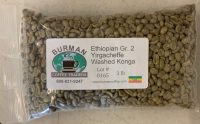 ethiopia gr 2 yirgacheffe konga washed coffee bean