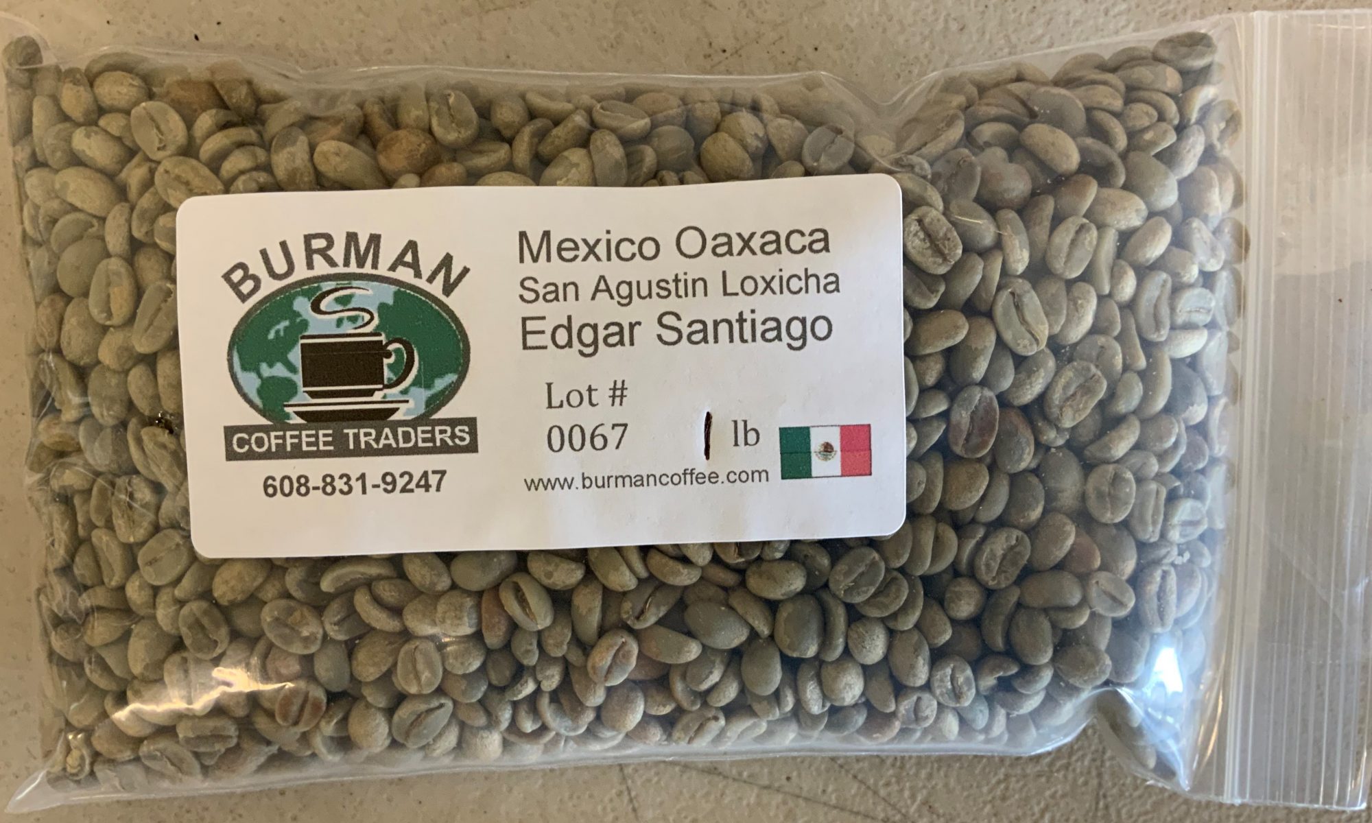 mexico oaxaca san agustin loxicha edgar santiago coffee bean