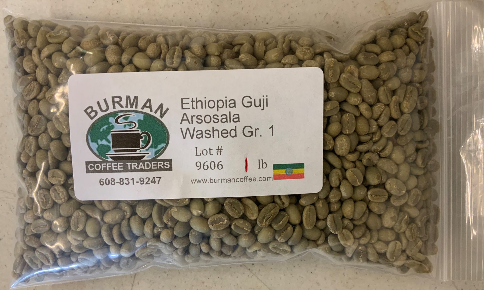 ethiopia guji arsosala washed gr 1 coffee bean