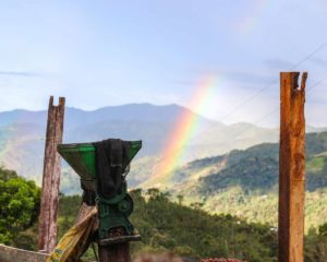 rainbow in peru