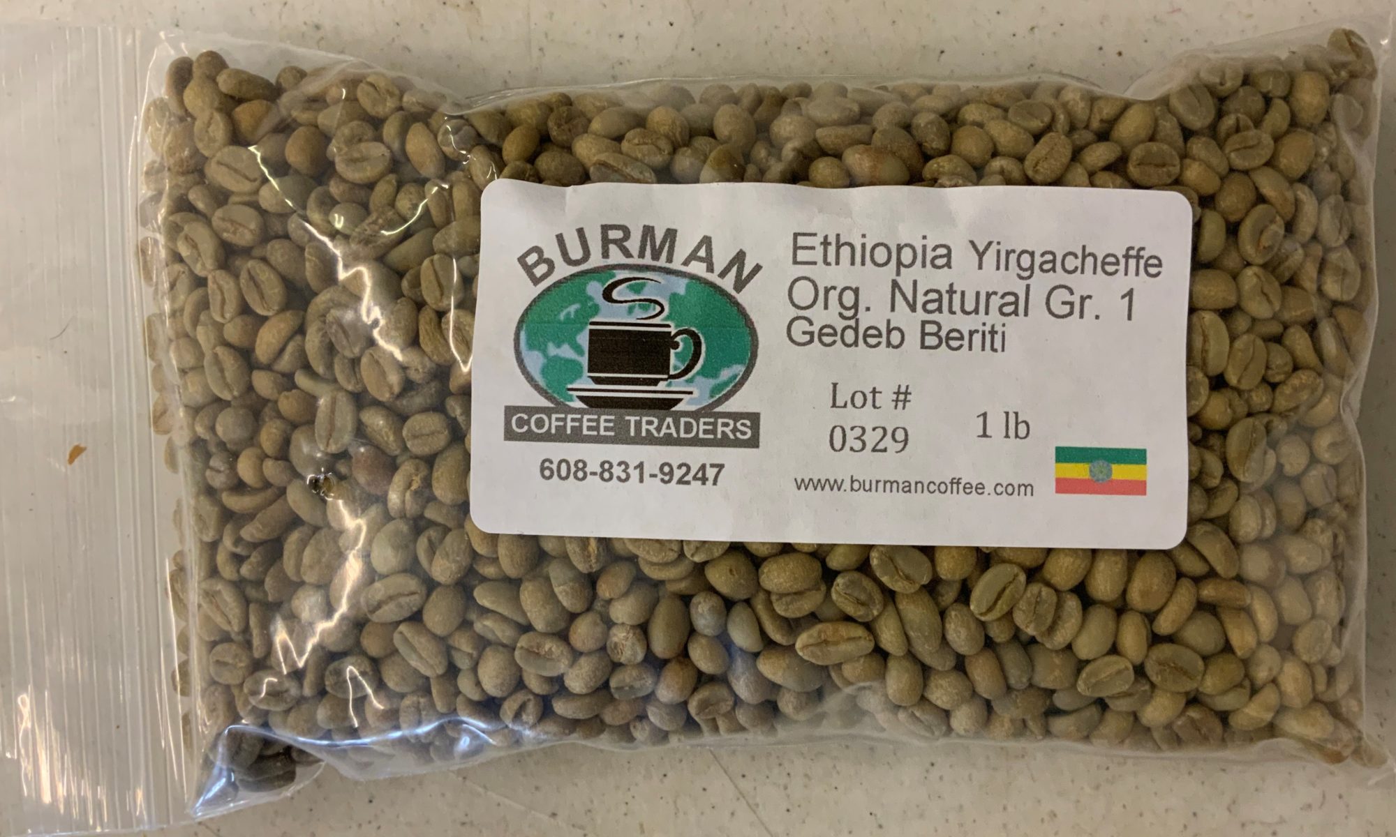 green coffee beans ethiopia yirg beriti