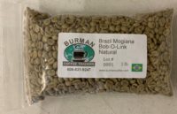 brazil bob-o-link natural raw coffee beans