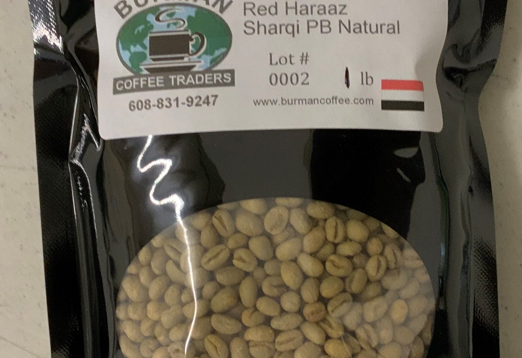 yemen sharqi pb unroasted coffee beans