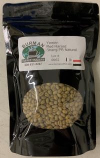 yemen sharqi pb unroasted coffee beans
