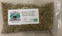 raw coffee beans brazil cerrado sao bernardo