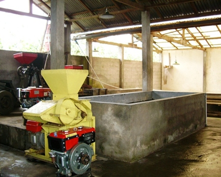 bajawa coffee mill equipment to process raw coffee