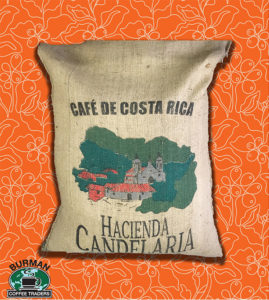 Costa Rica West Valley Green Coffee Cafe De Costa Rica Burlap Coffee Bag
