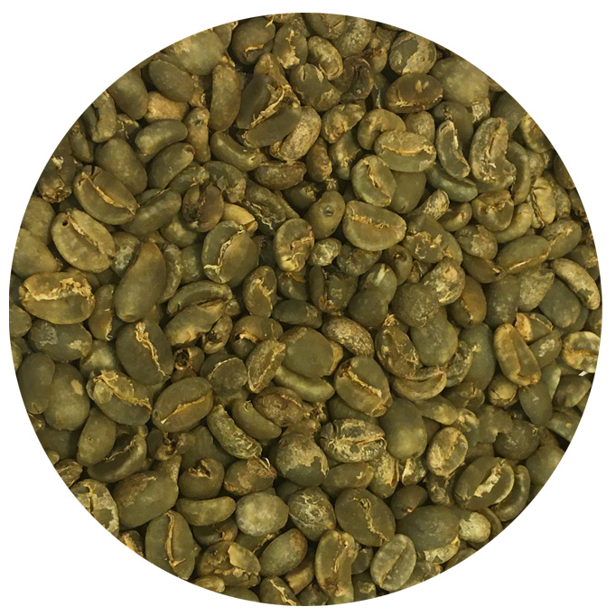 Indonesian Bali Blue green coffee beans