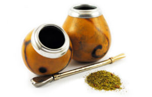 traditional yerba mate brewing gourd