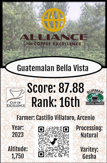 Guat Bella Vista Rating Card