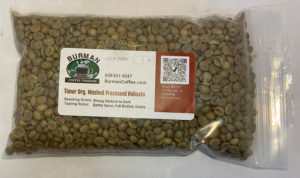 Timor Org. Washed Processed Robusta 1lb Photo