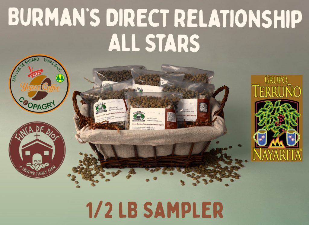 Burman Direct Relationship Coffee Sampler